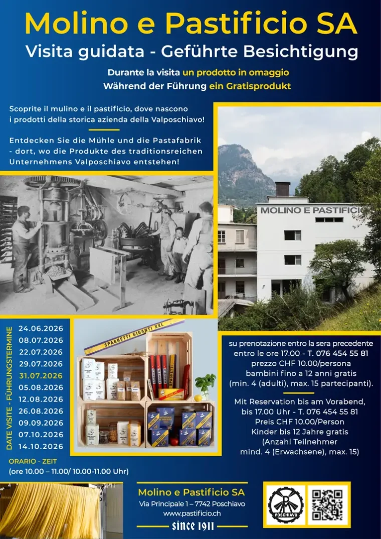 Visita guidata al Molino e Pastificio